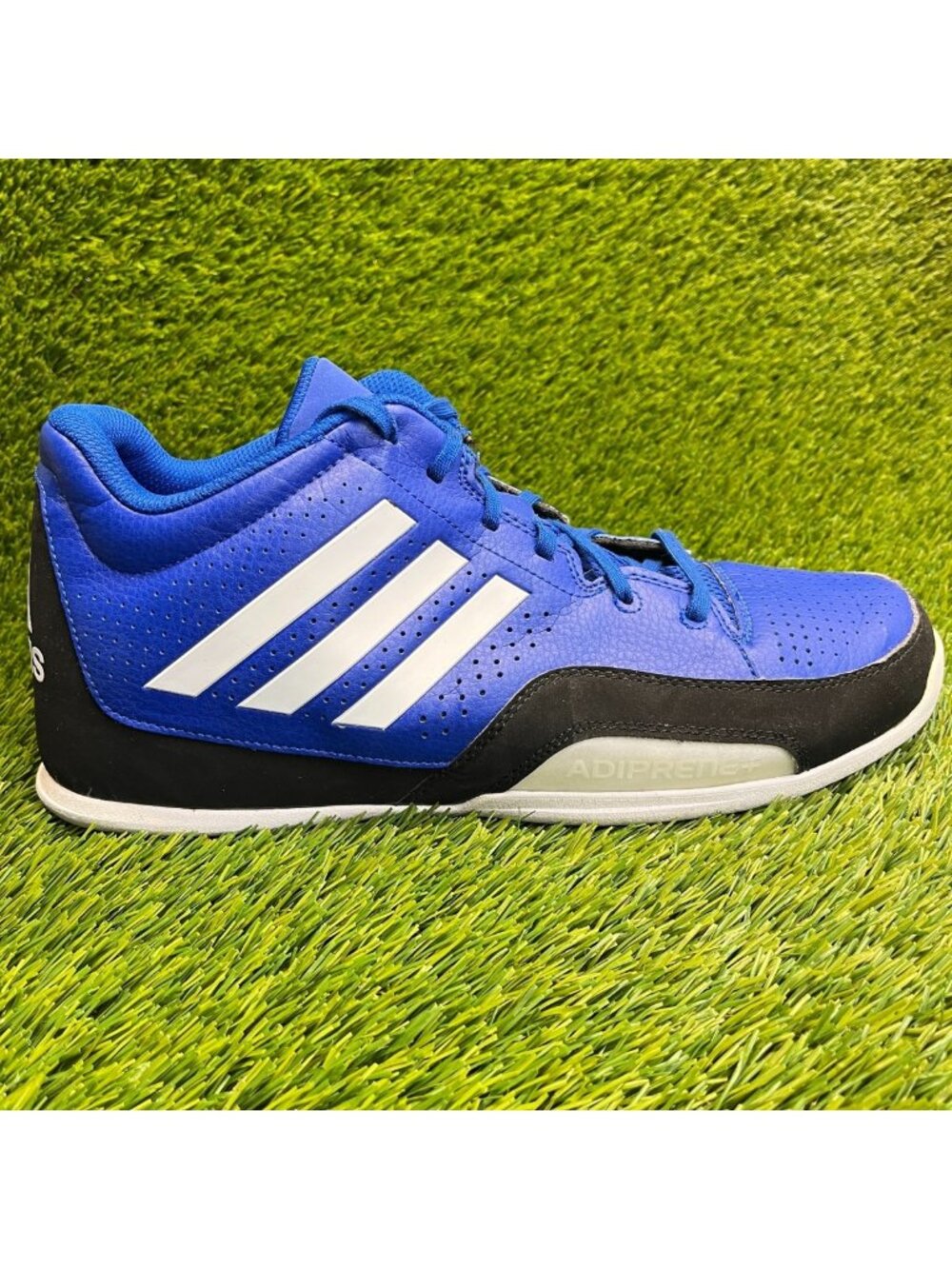 Adidas 3 Series 2015 Size 12 Blue White Black Basketball Shoes Sneakers